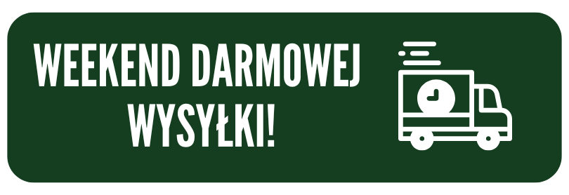 weekend darmowej wysyłki - naklejka
