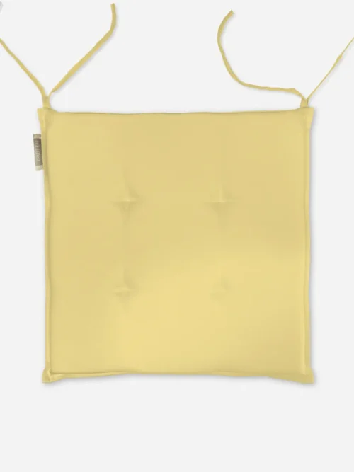Poduszka na krzesło żółty 40x40 cm