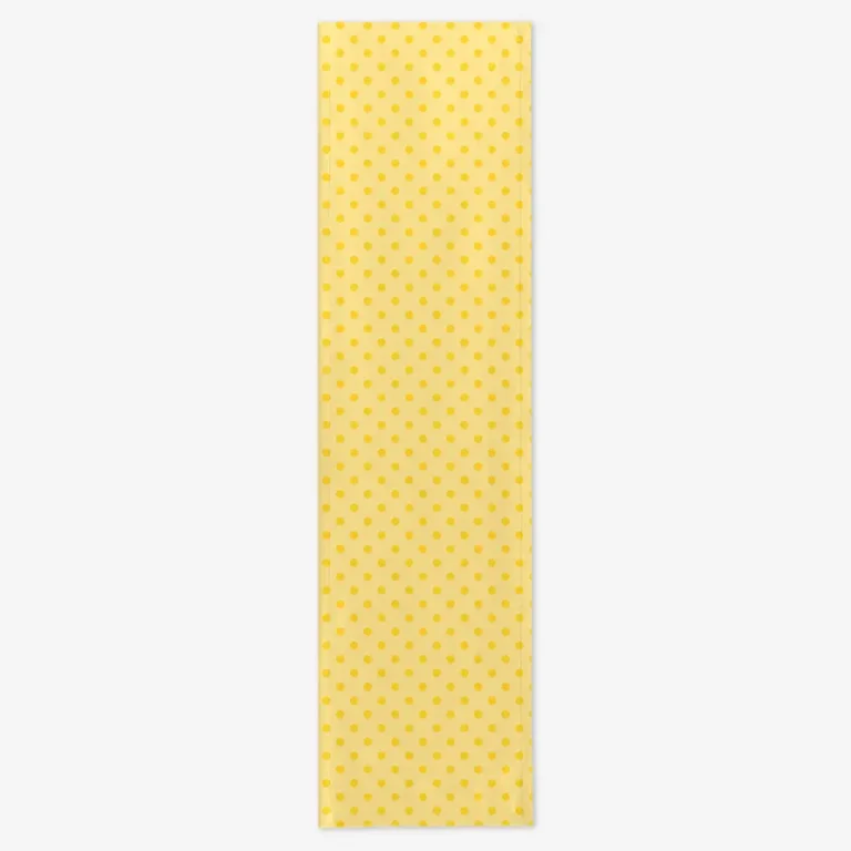 Bieżnik żółte kropki 40x150 cm