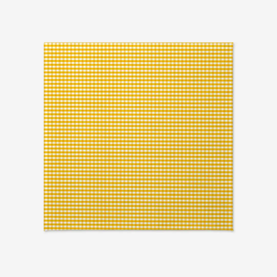 Obrus - żółta kratka - obrazek 5