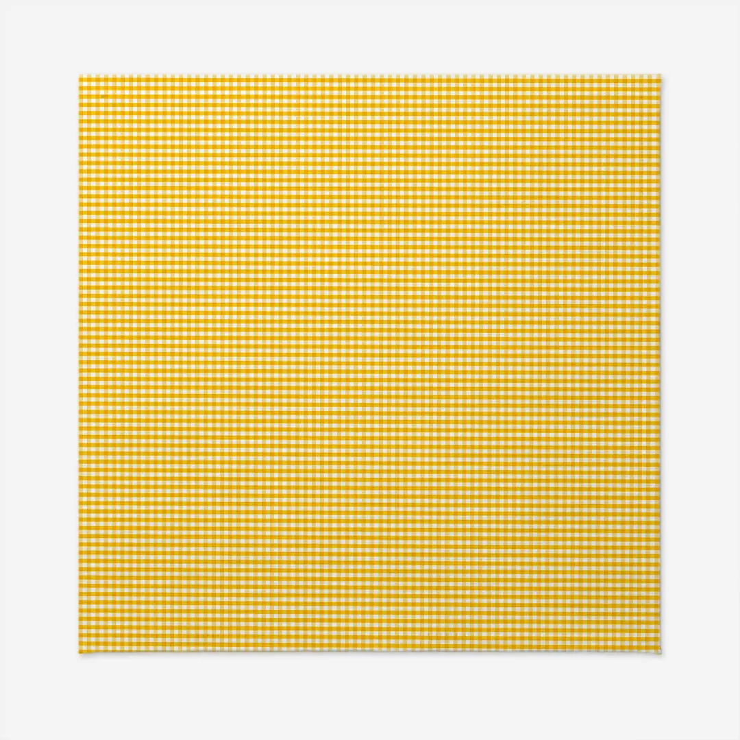 Obrus - żółta kratka - obrazek 6