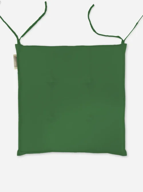 Poduszka na krzesło butelkowa zieleń 40x40 cm