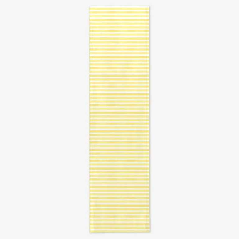 Bieżnik żółte paski 40x150 cm