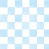 Poduszka na krzesło - błękitna krata - obrazek 2