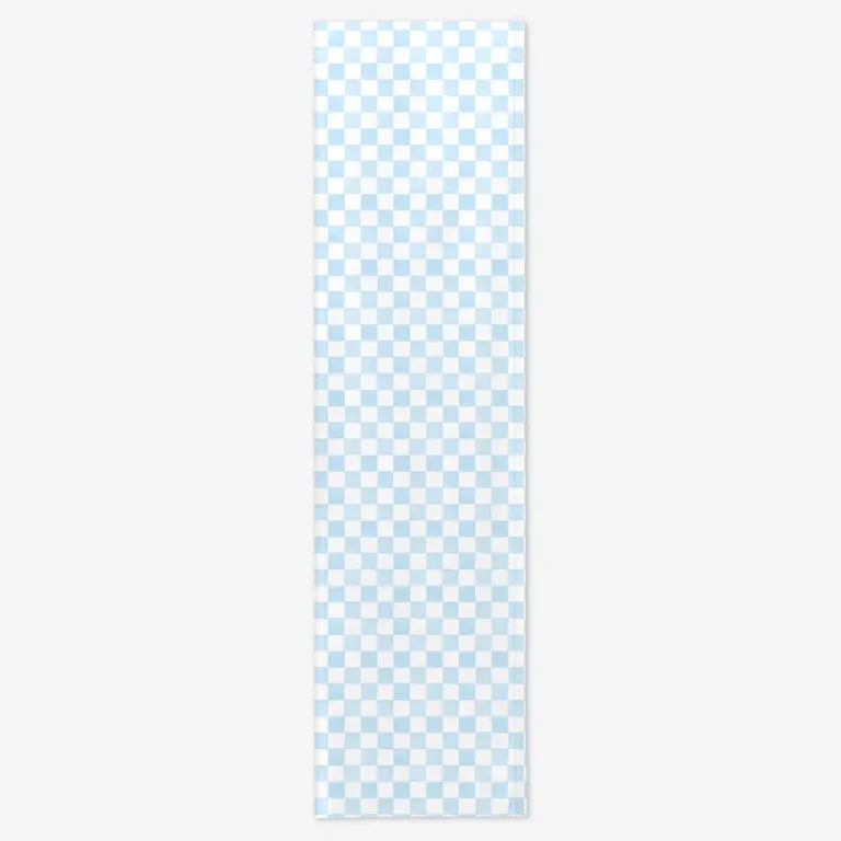 Bieżnik świąteczny błękitna krata 40x150 cm