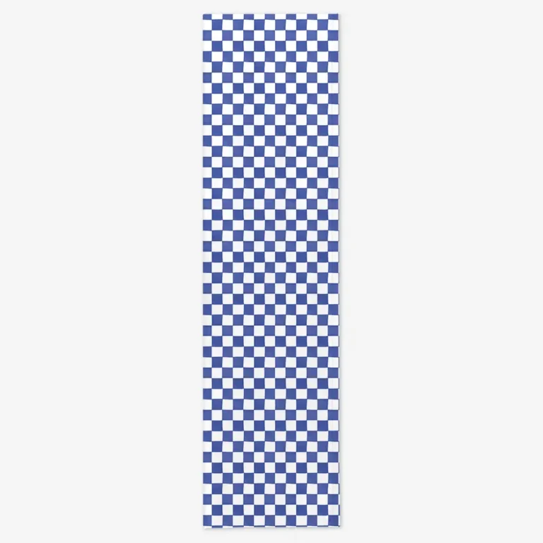 Bieżnik niebieska krata 40x150 cm