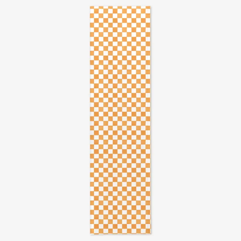 Bieżnik pomarańczowa krata 40x150 cm