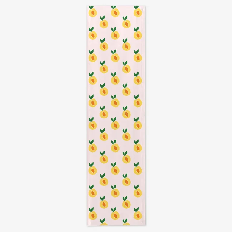 Bieżnik brzoskwinie różowe tło 40x150 cm