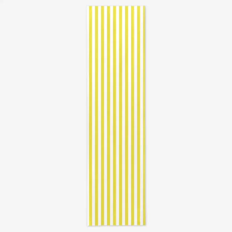 Bieżnik źółte paski 2 cm 40x150 cm