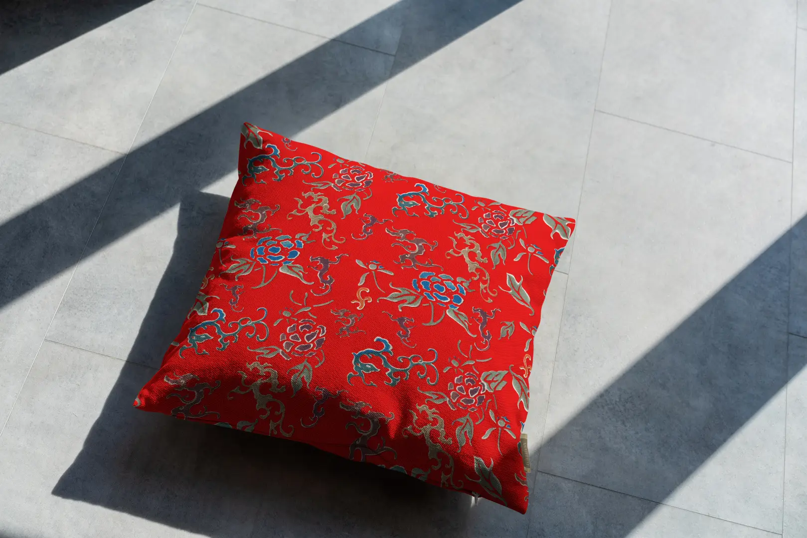 Poduszka - wschodnia czerwień - obrazek 3