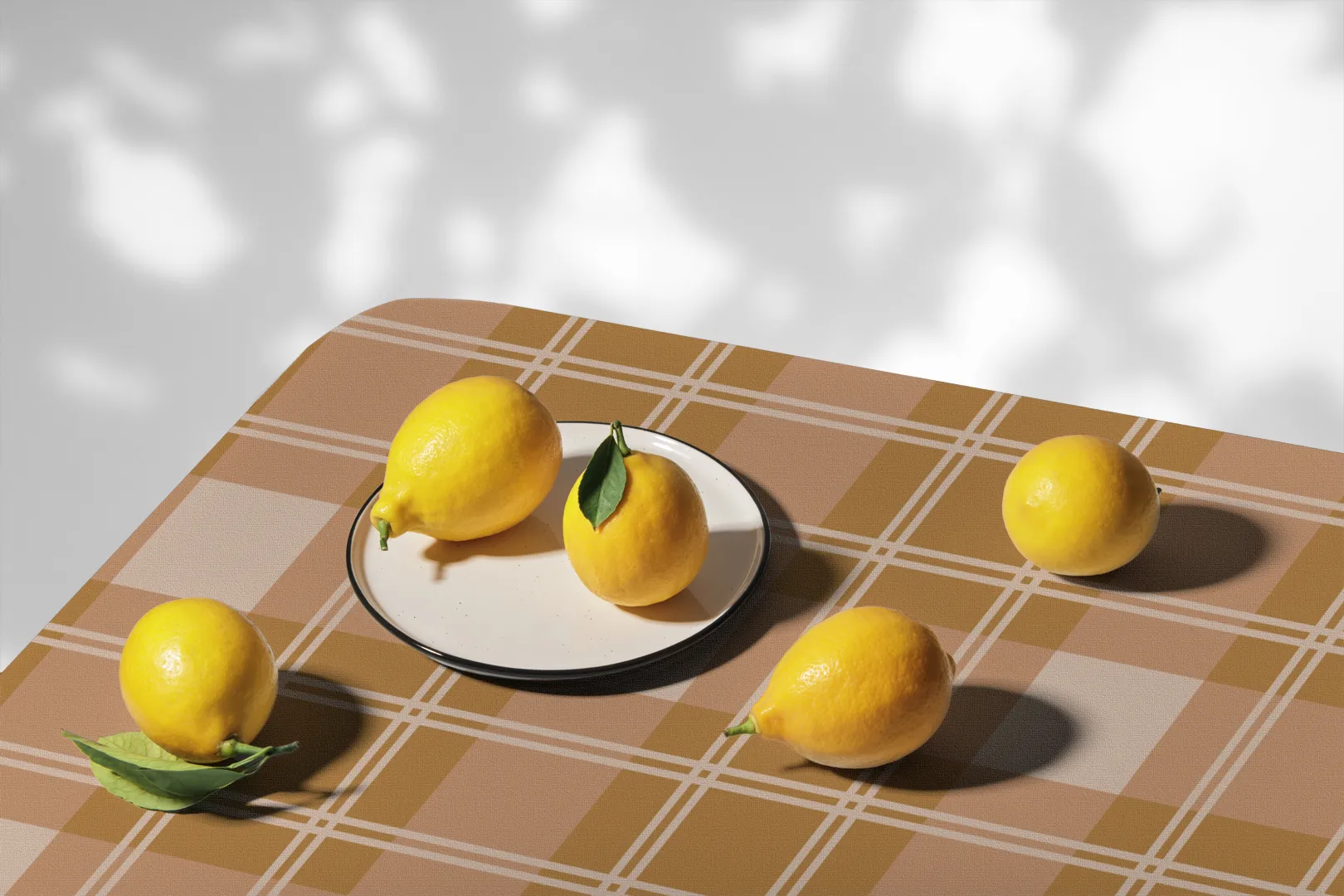 Obrus - Pastelowa krata - obrazek 5