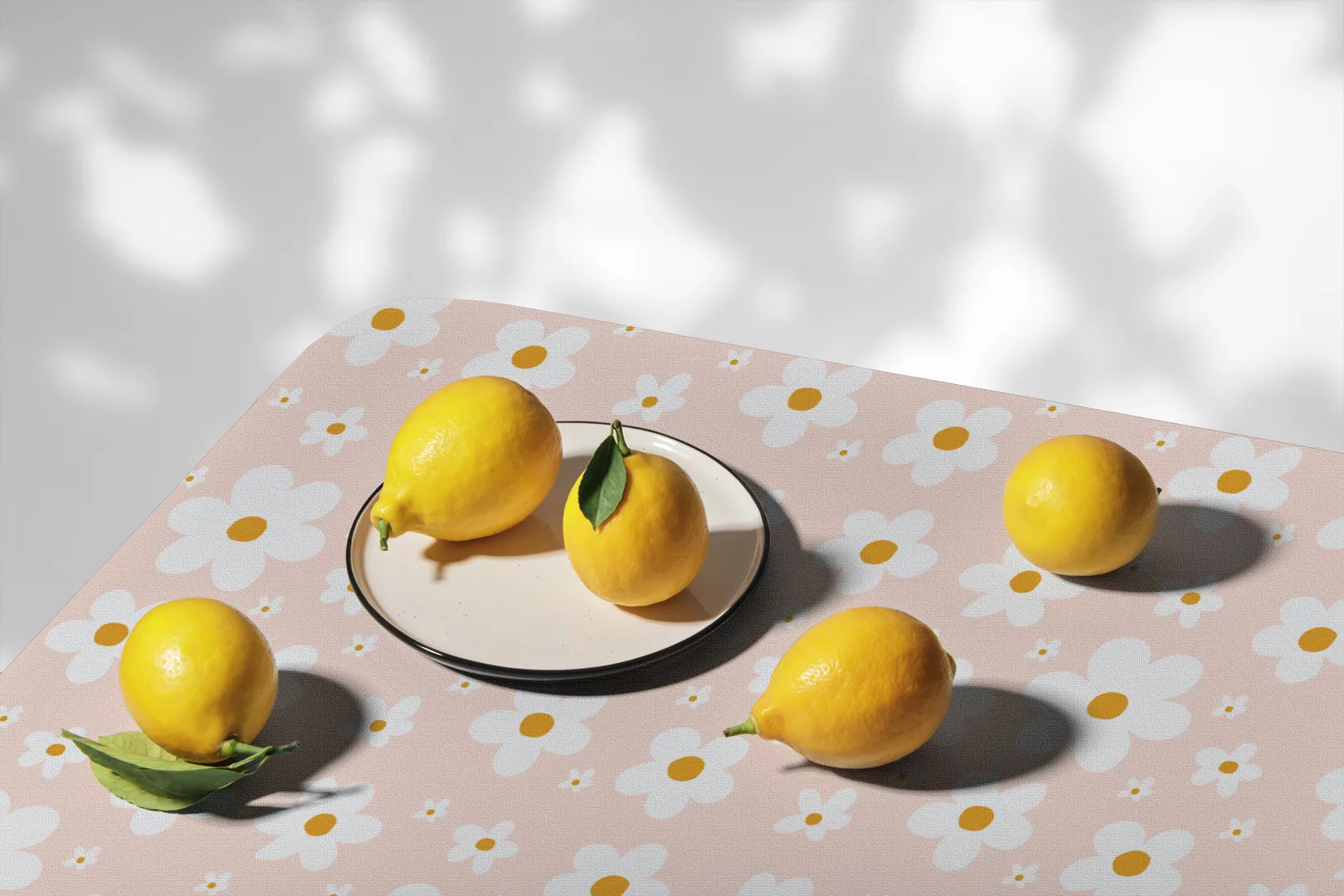 Obrus - Rumianek - r&oacute;ż - obrazek 4