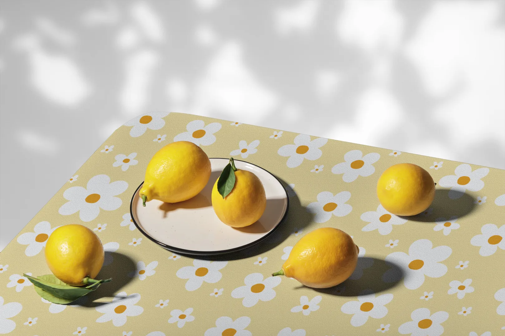 Obrus - Rumianek - ż&oacute;łty - obrazek 4