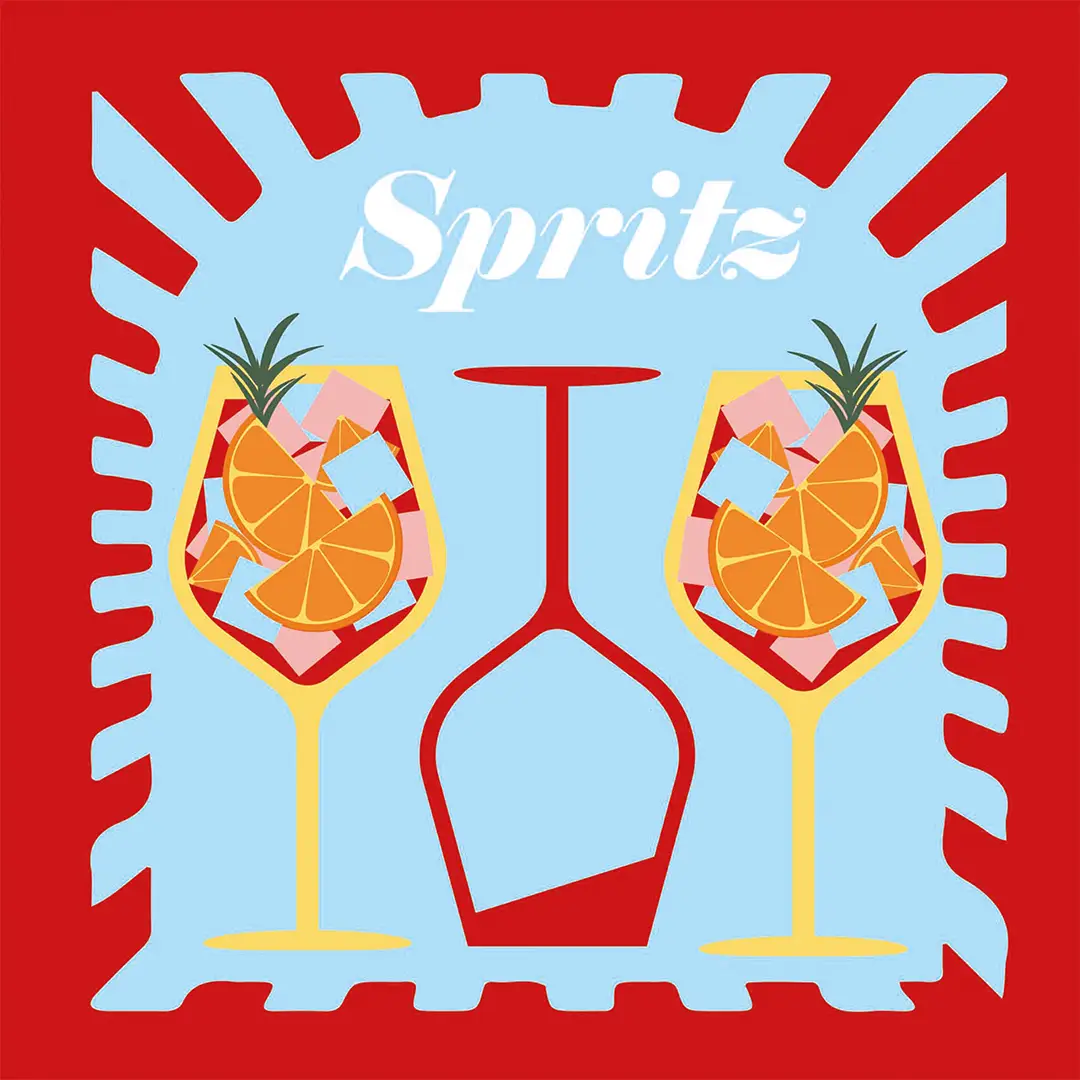 Poduszka - Red aperol - obrazek 2