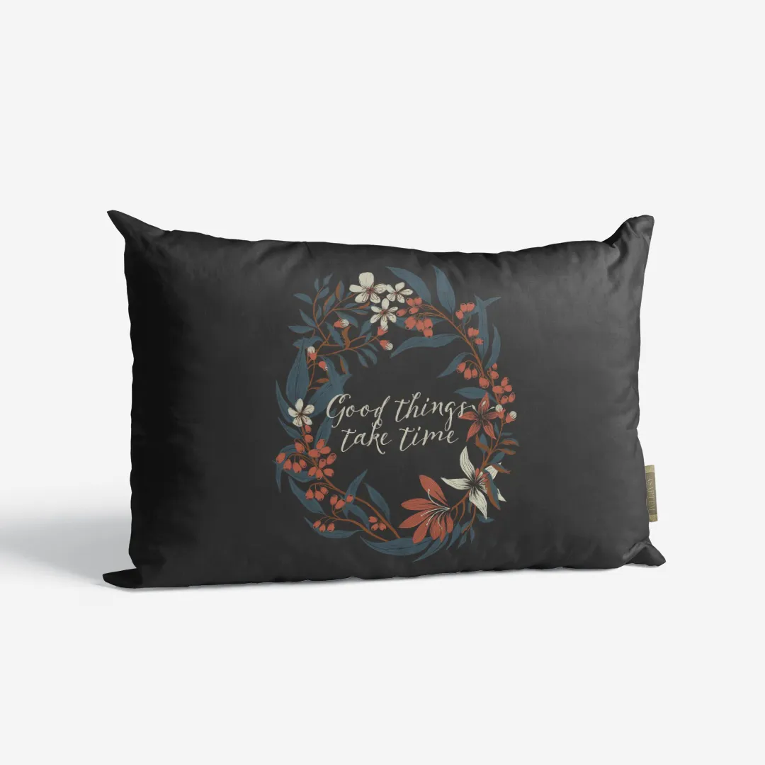 Poduszka - Good Things Take Time - obrazek 4