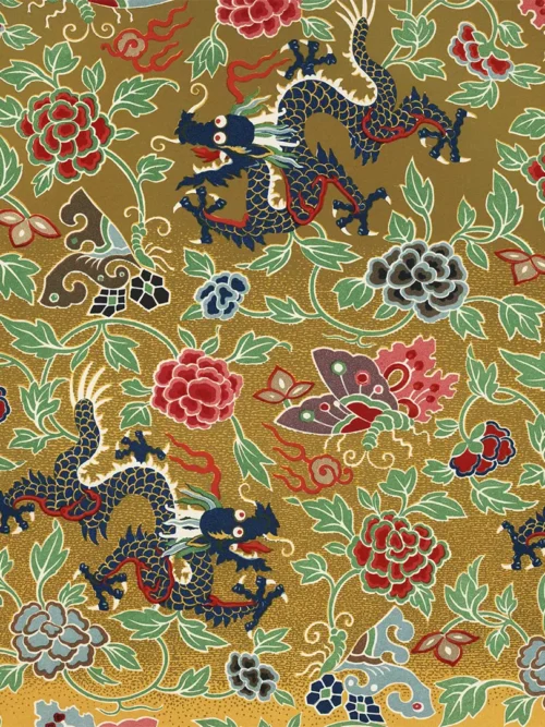 Poduszka Smoki wśród kwiatów 20x20 cm