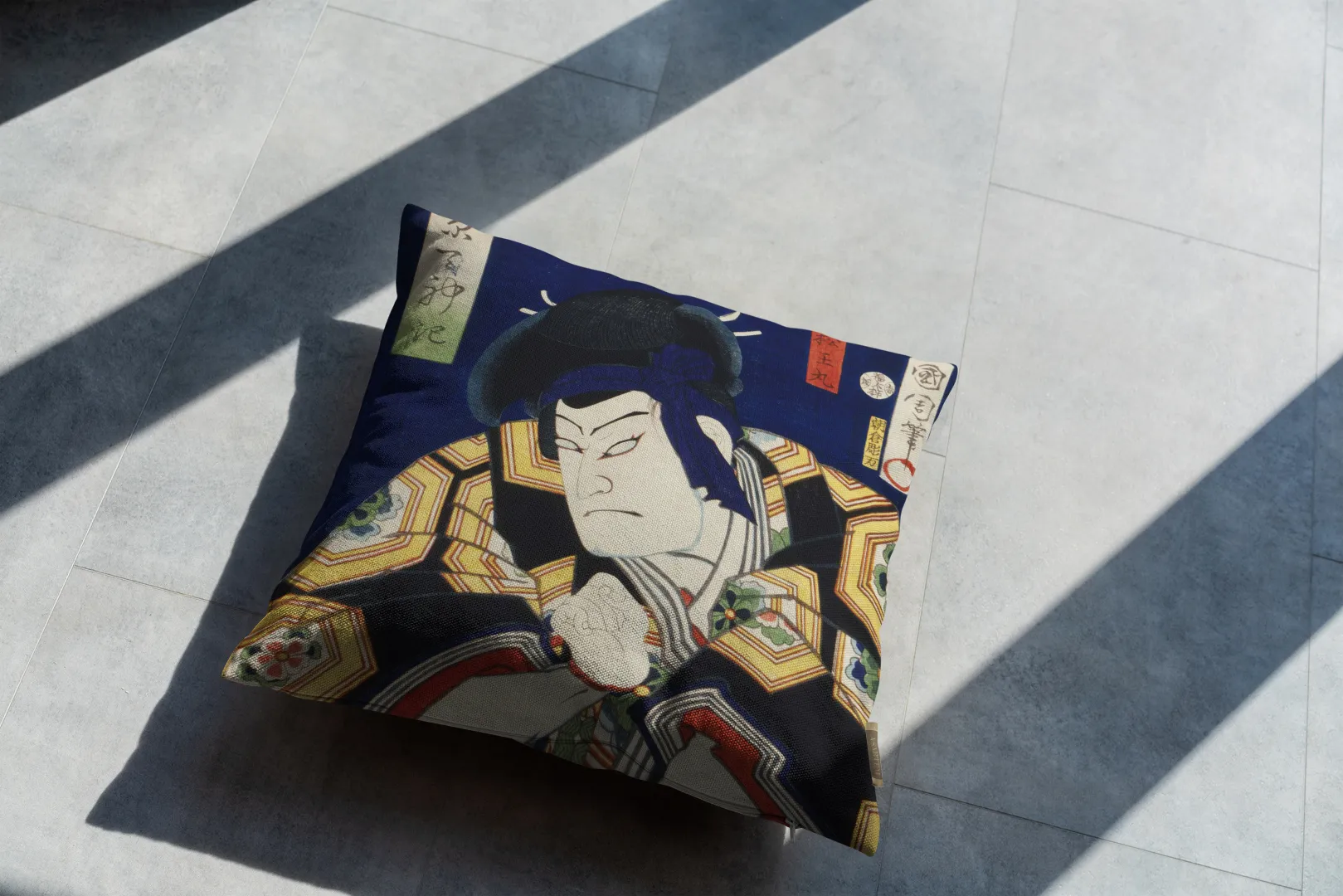 Poduszka - Japoński wojownik 2 - Ukiyo-e - obrazek 3