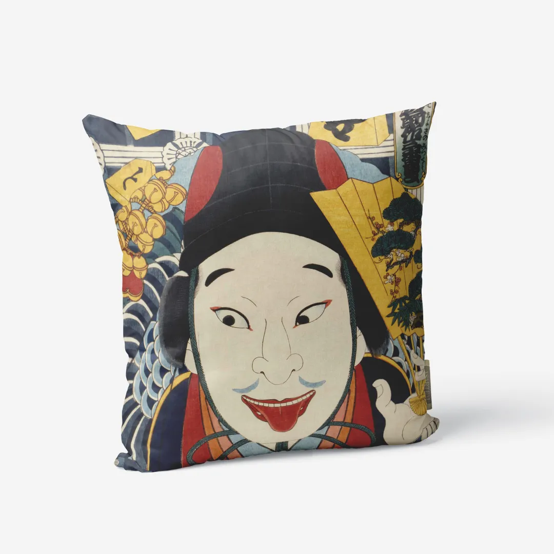 Poduszka - Japoński aktor - Ukiyo-e