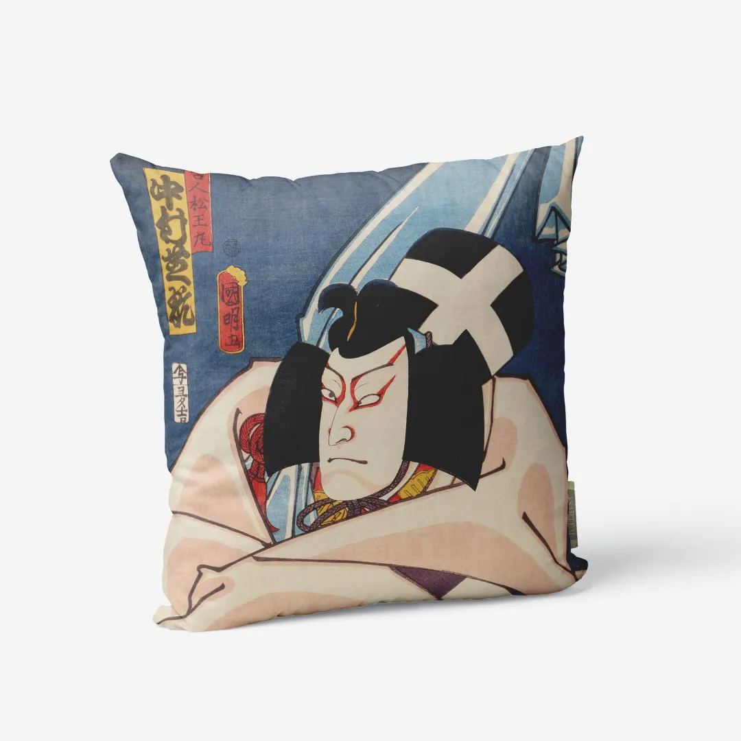 Poduszka - Japoński wojownik - Ukiyo-e