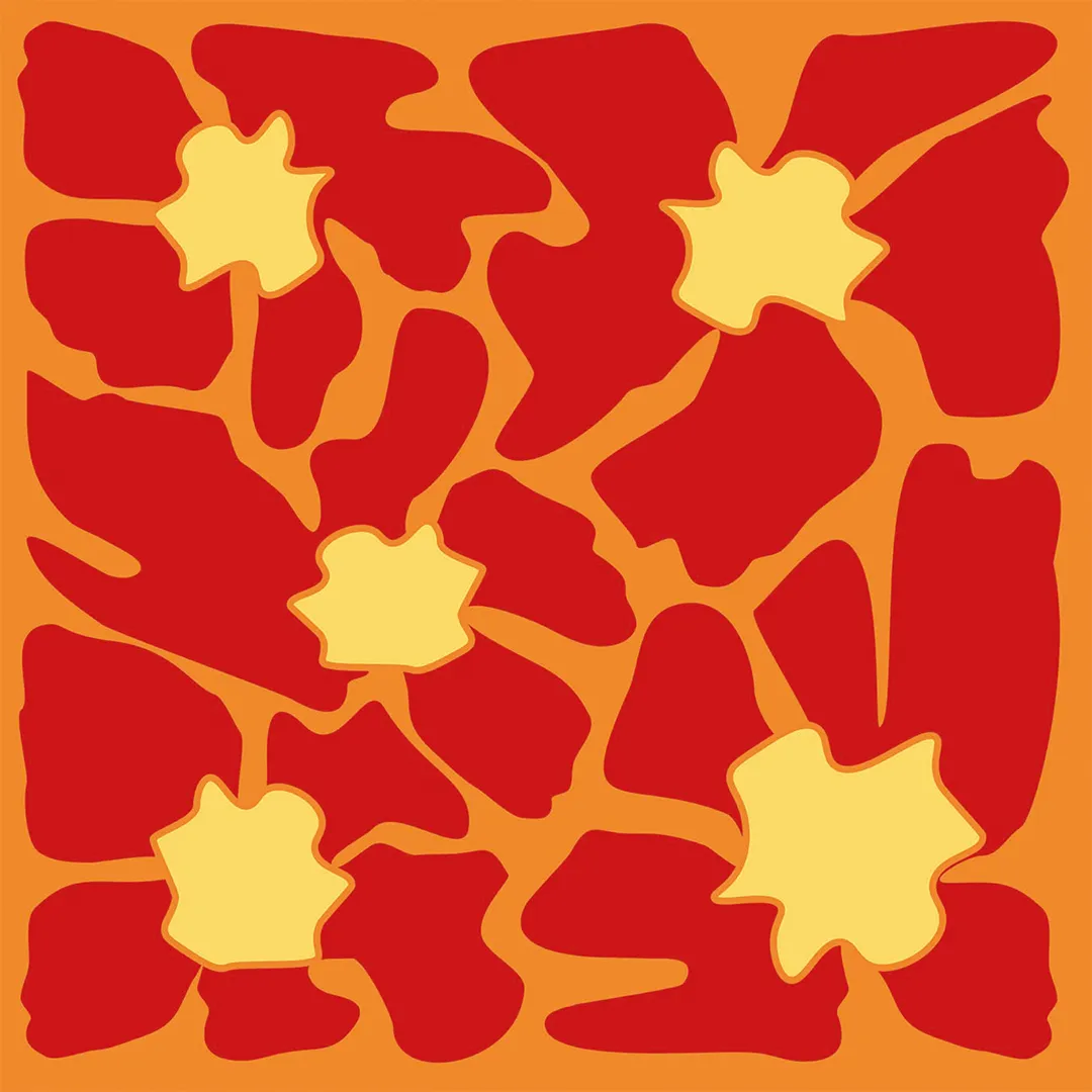 Poduszka - Abstract flowers - obrazek 2