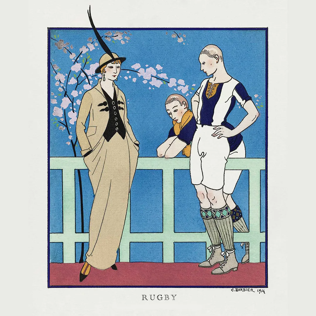 Poduszka - Vintage rugby - obrazek 2