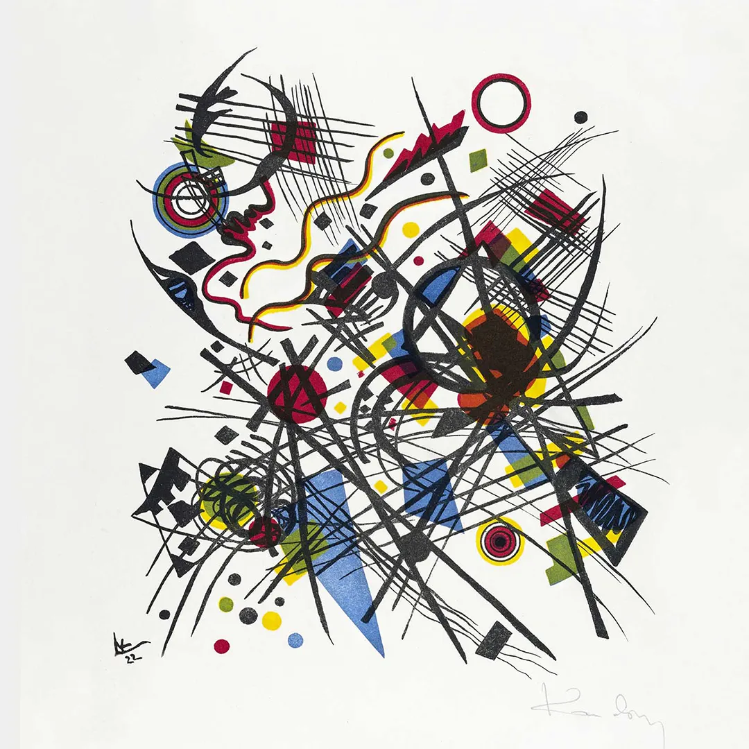 Poduszka - Lithographie fur die Vierte Bauhausmappe - obrazek 2
