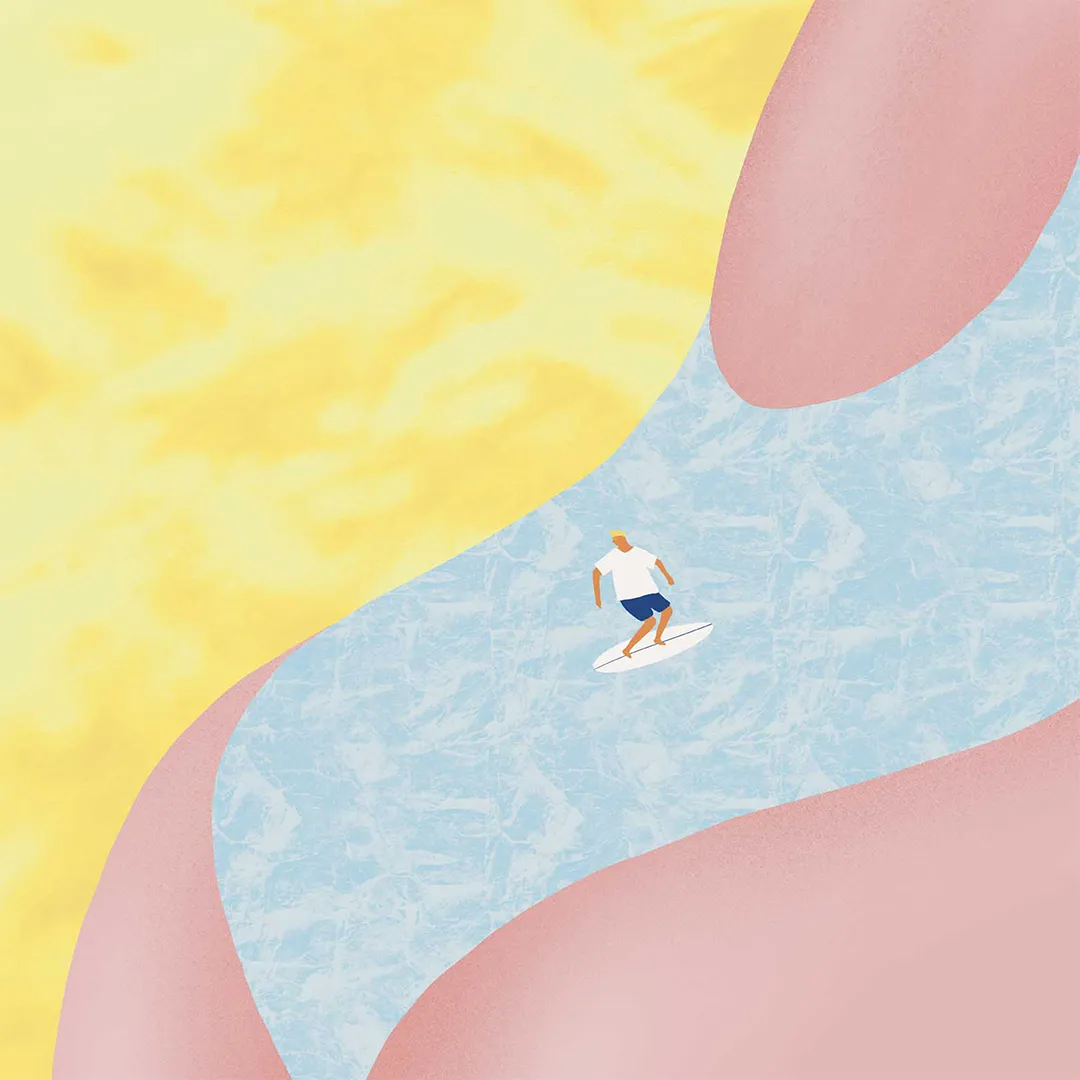 Poduszka - Surfer - obrazek 2