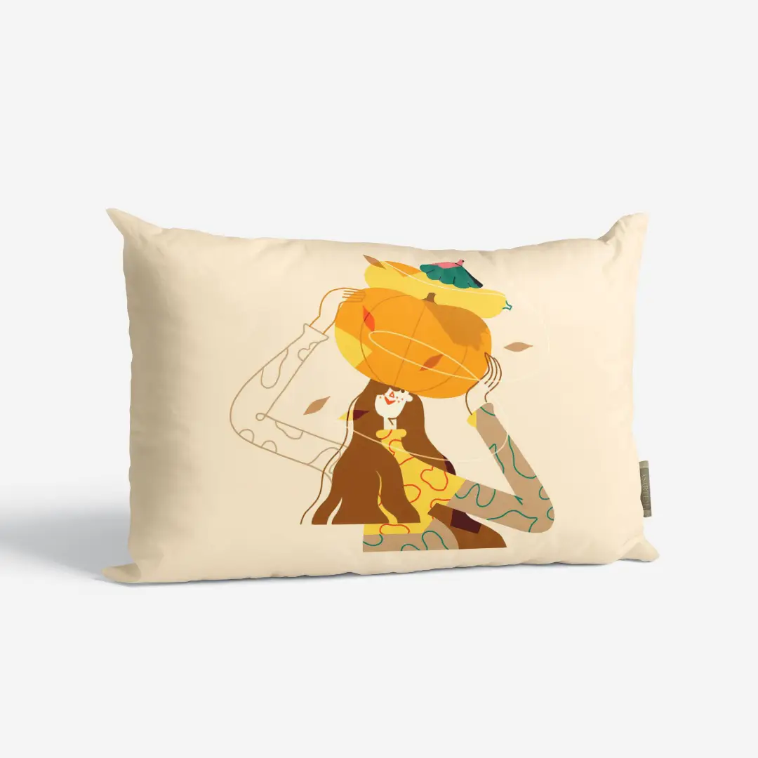 Poduszka - Pumpkin lady - obrazek 4