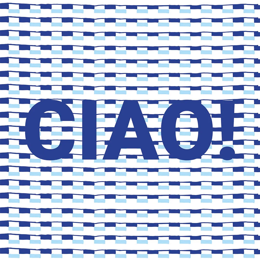 Poduszka - Ciao niebieskie - obrazek 2