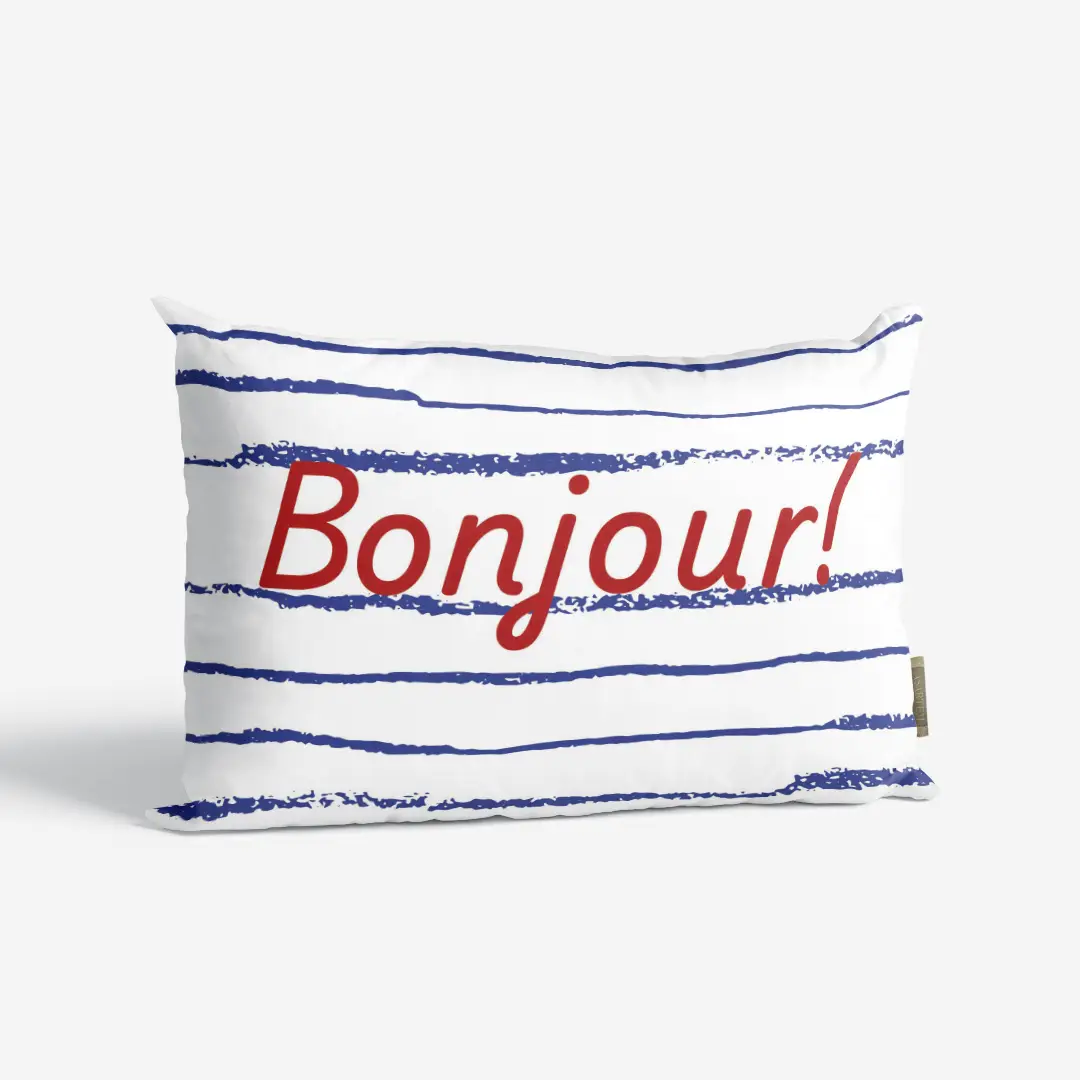 Poduszka - Bonjour - obrazek 4