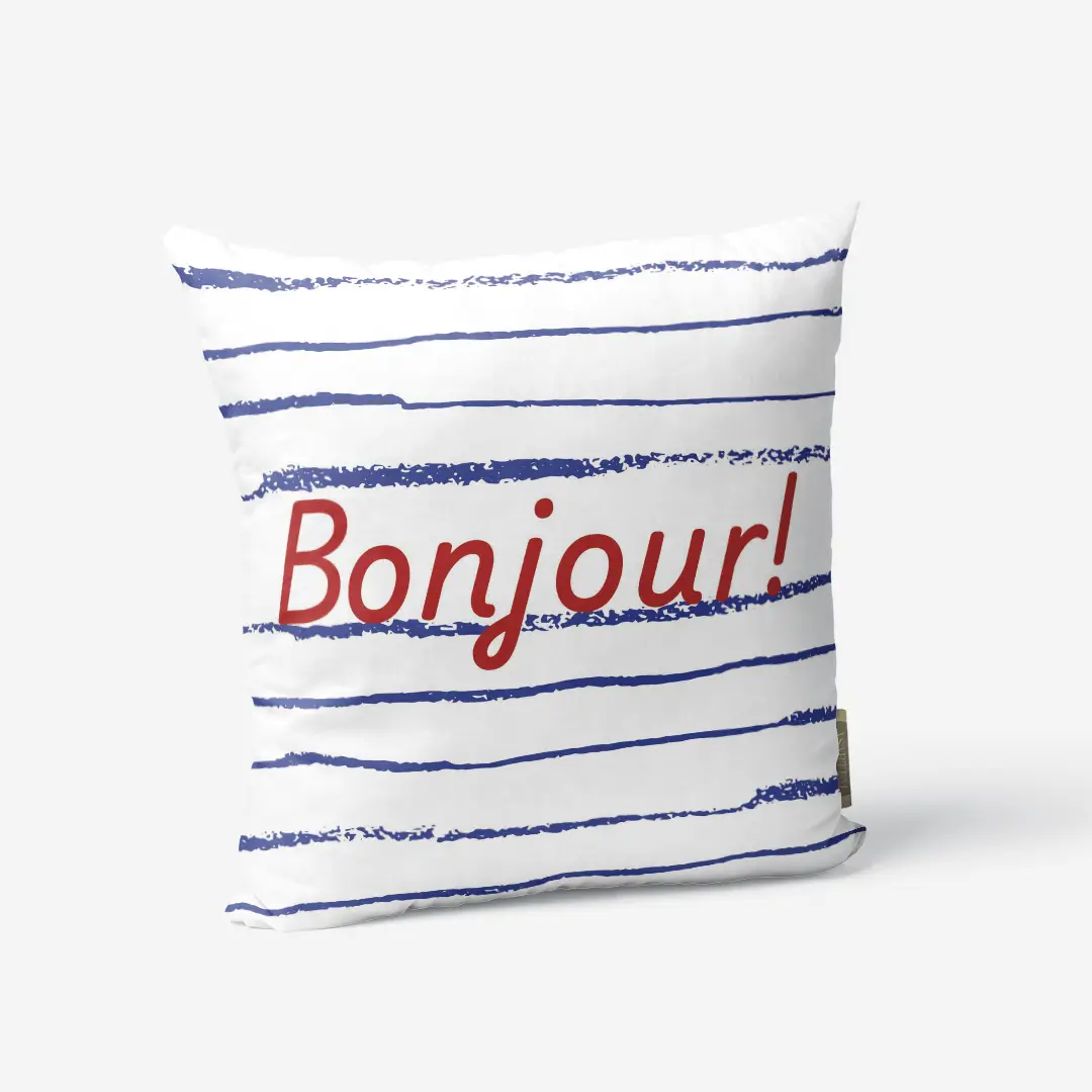 Poduszka - Bonjour