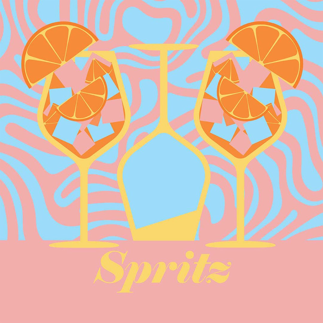 Poduszka na krzesło - Aperol rose - obrazek 2