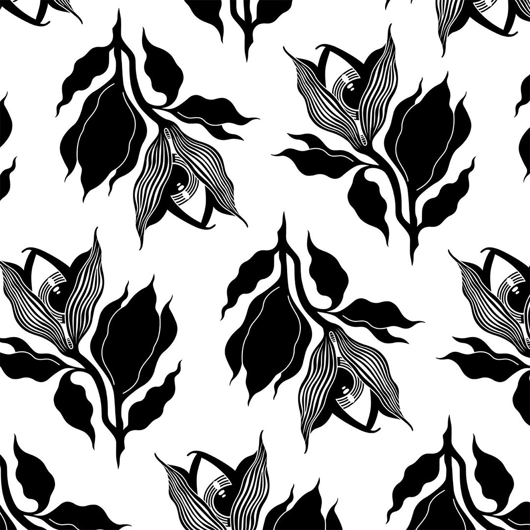 Poduszka na krzesło - Eye flower - obrazek 2