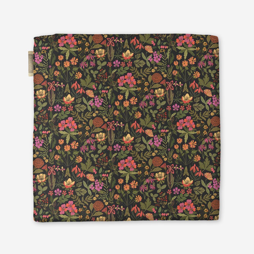 Poduszka na krzesło - Kwiatowy pattern - obrazek 5