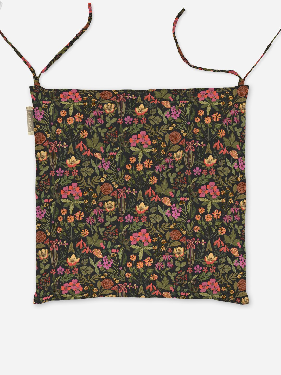 Poduszka na krzesło - Kwiatowy pattern
