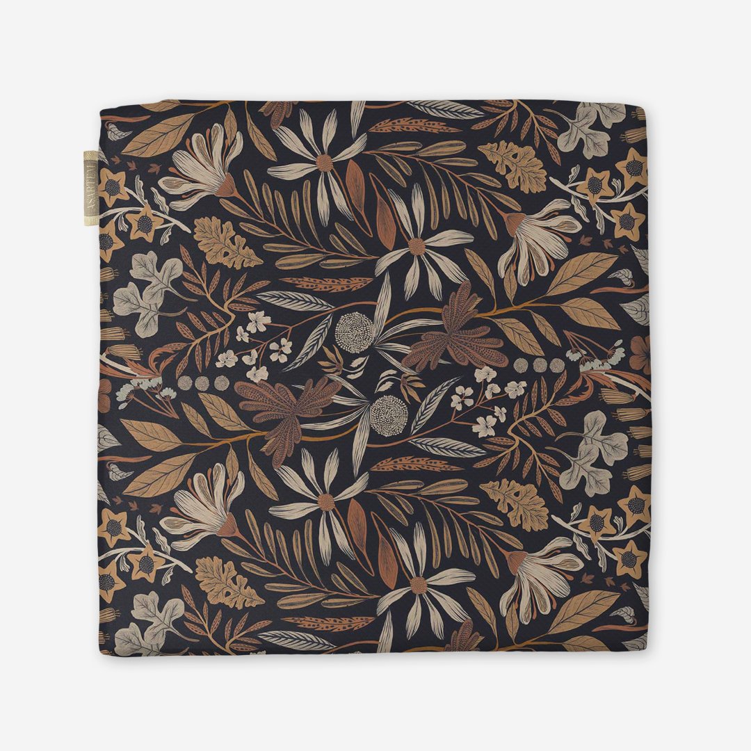 Poduszka na krzesło - Retro flowers - obrazek 5