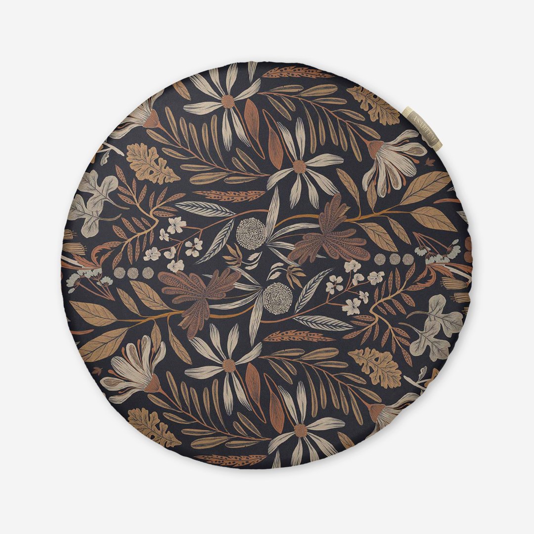 Poduszka na krzesło - Retro flowers - obrazek 6
