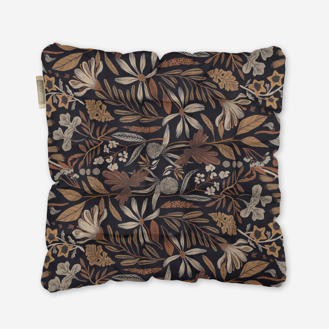 Poduszka na krzesło - Retro flowers - obrazek 4