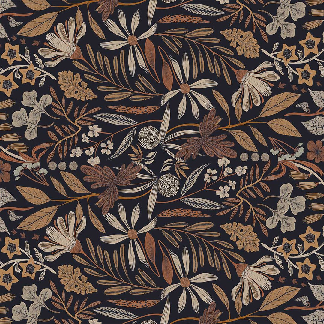 Poduszka na krzesło - Retro flowers - obrazek 2