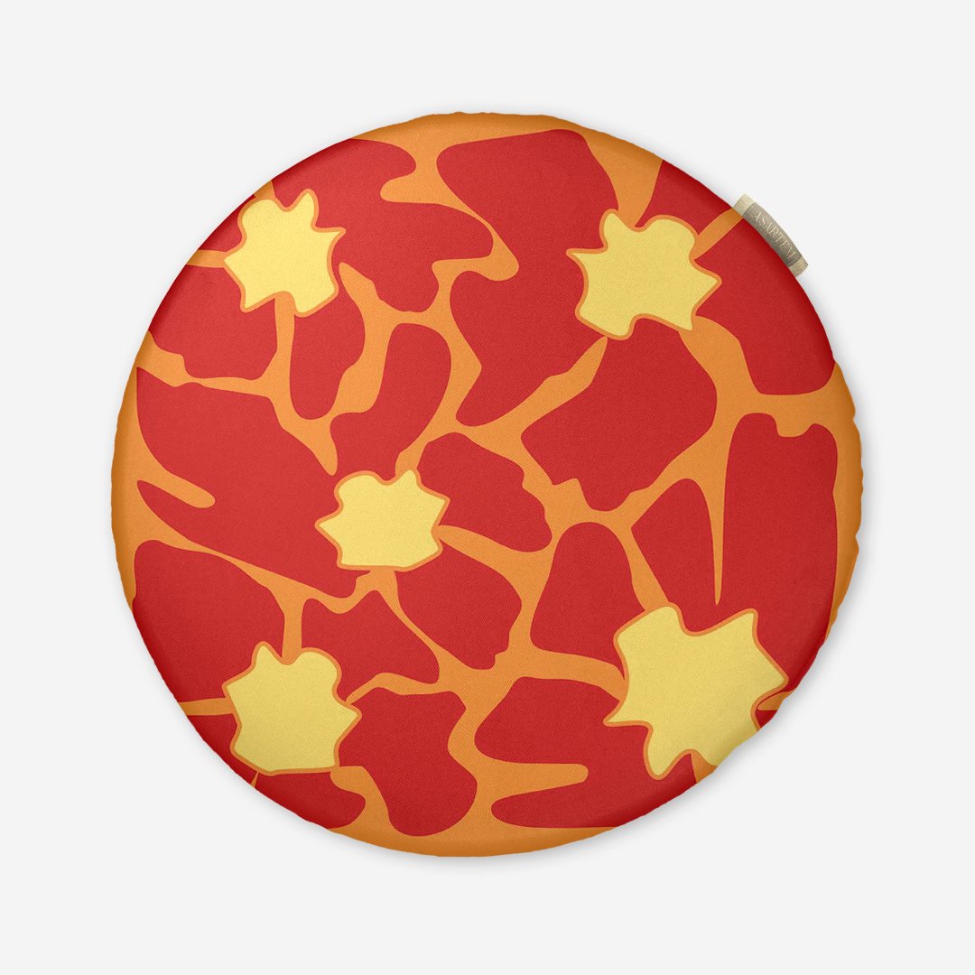 Poduszka na krzesło - Abstract flowers - obrazek 6