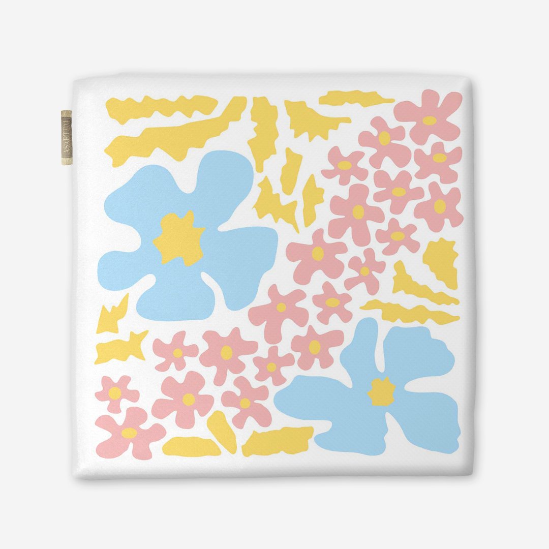 Poduszka na krzesło - Colorful flowers - obrazek 5