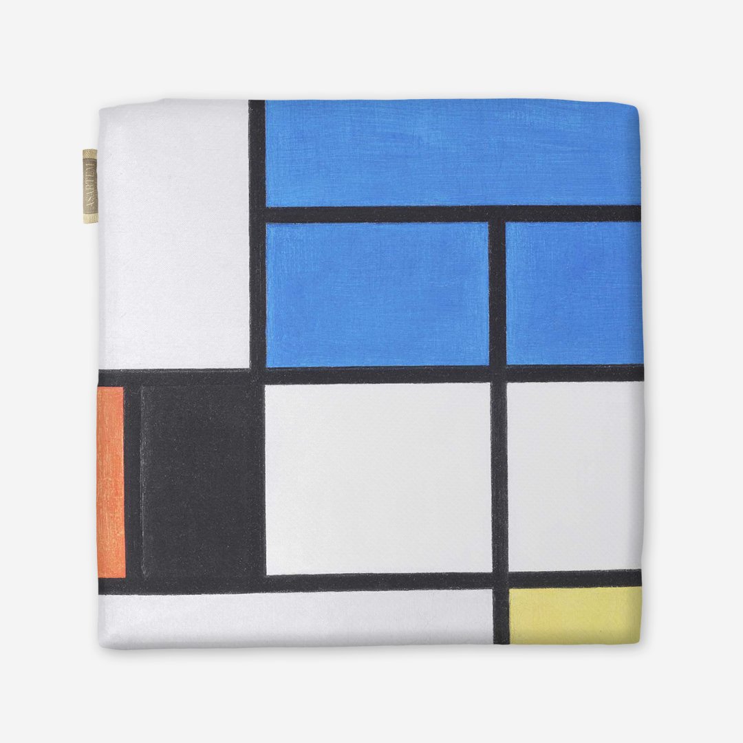 Poduszka na krzesło - Mondrian No 1 - obrazek 5
