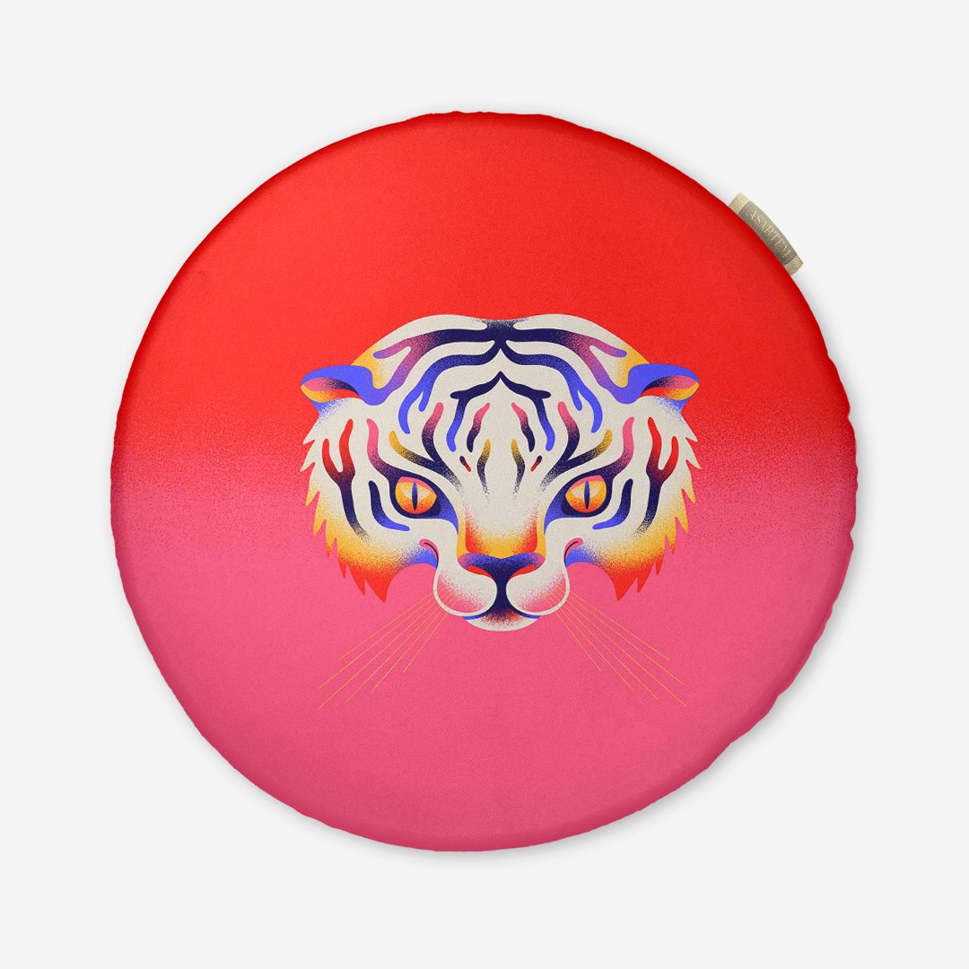 Poduszka na krzesło - Pink tiger - obrazek 6