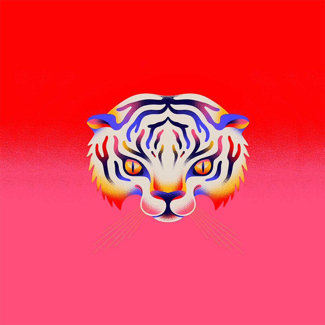 Poduszka na krzesło - Pink tiger - obrazek 2