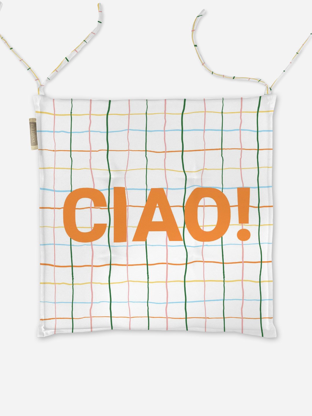 Poduszka na krzesło - Ciao - kratka