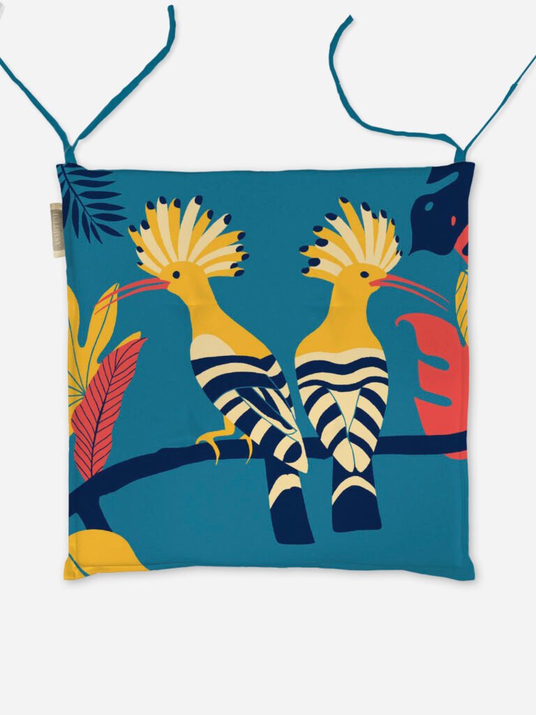 Poduszka na krzesło Eurasian hoopoe 40x40 cm