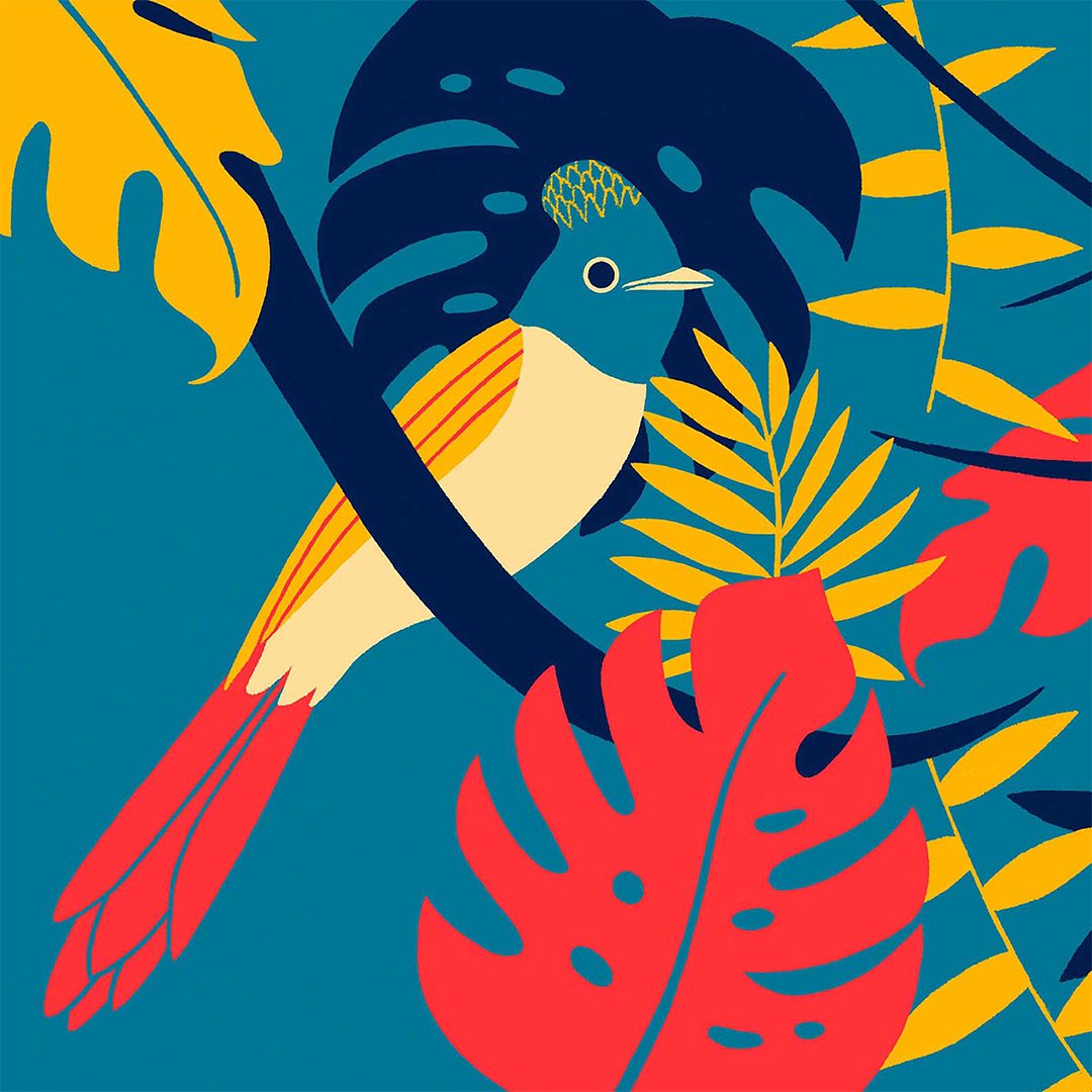 Poduszka na krzesło - Flycatcher - obrazek 2
