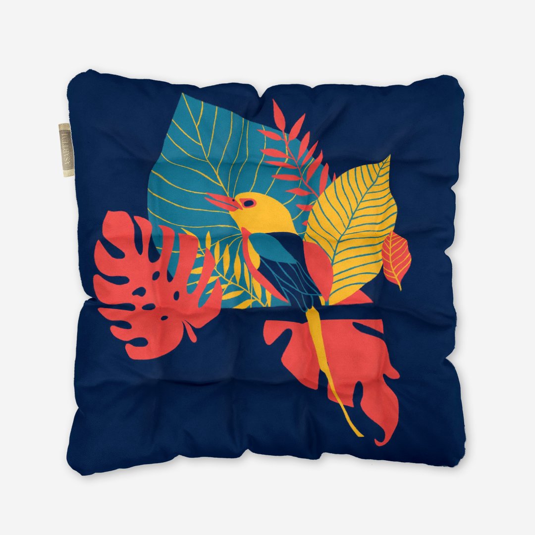 Poduszka na krzesło - The kingfisher - obrazek 4