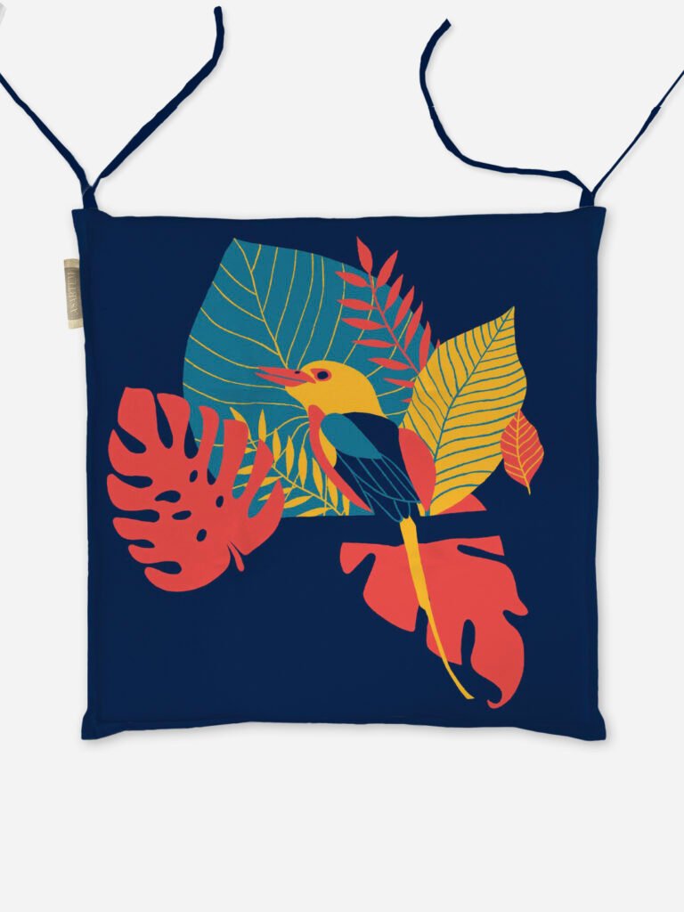 Poduszka na krzesło The kingfisher 40x40 cm