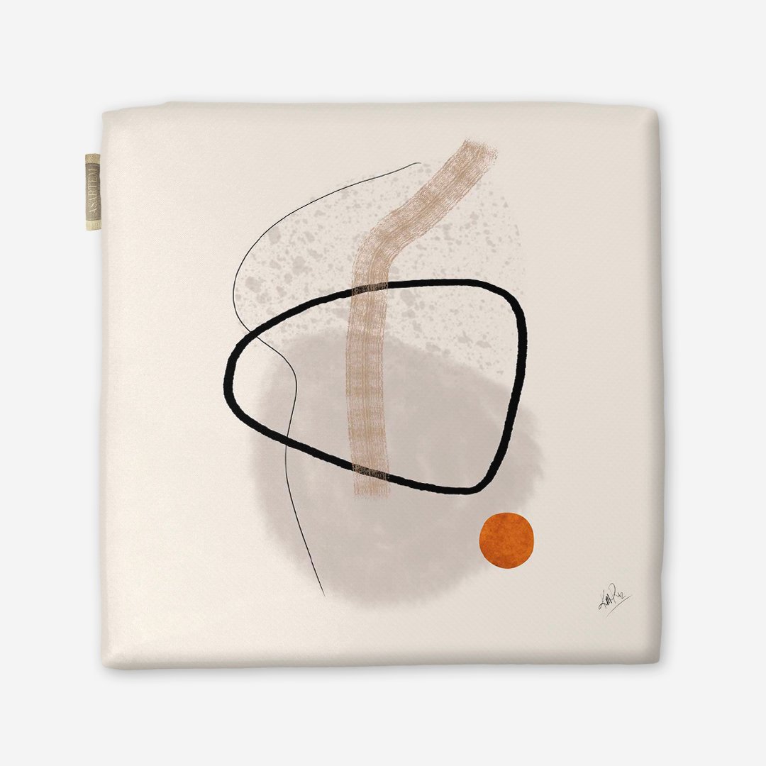 Poduszka na krzesło - WABI-SABI NO 1 - obrazek 5